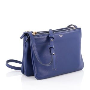 CELINE TRIO ELECTRIC BLUE SMALL